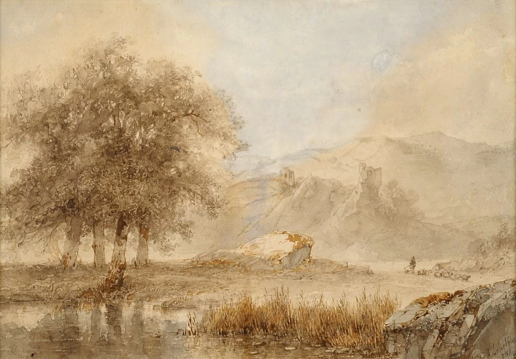 Paesaggio boscoso 1858